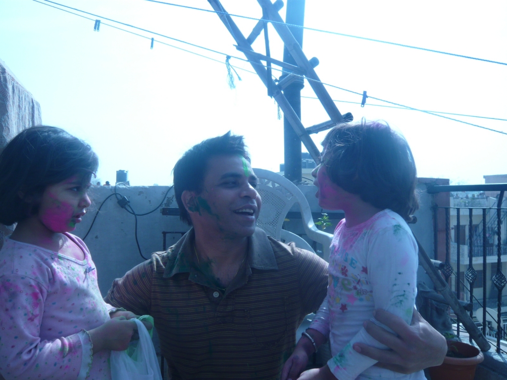 Day 8 - Enjoying Holi Festival With Family : Delhi, India (Mar'11) 15