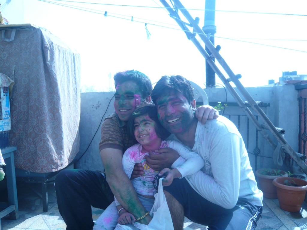 Day 8 - Enjoying Holi Festival With Family : Delhi, India (Mar'11) 2